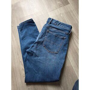 Lucky Brand Lolita Capri Blue Denim Jeans 8/29 Mid-Rise Slim Fit Womens